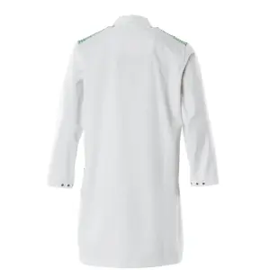 Mascot Food & Care Coats (White/Grass Green)  (Large)