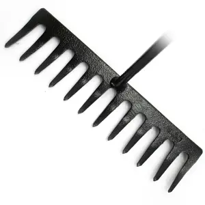 JCB 12 Teeth Garden Rake, 150cm x 30cm Head, Tubular Steel JCBGR01