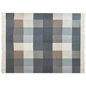 Picnic Blanket LUNDA 150 x 200 cm Grey