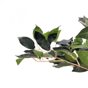 Oypla Artificial Ficus Tree Plant 120cm Indoor Outdoor Garden Decoration