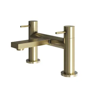 Flode Eslov Bath Filler Brushed Brass Finish