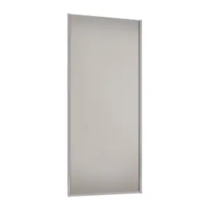 Spacepro Sliding Wardrobes Full length Matt Cashmere frame Single panel door, (H) 2220mm x (W) 610mm