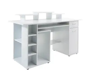 San Diego Computer Desk in White