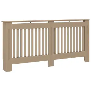 Berkfield Radiator Cover 172x19x81 cm MDF