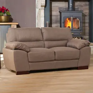 Westbrook 2 Seat Fabric Sofa - Brown