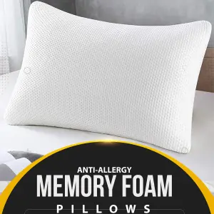 Super Soft Memory Form Pillow Luxury Quilted Pillows