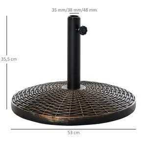 Alva 25kg Free Standing Umbrella Base