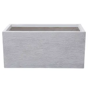 Plant Pot 80 x 37 x 38 cm White MYRA