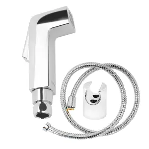 Geepas Hand Held Toilet Bidet Sprayer Water Hose & Mounted Sprayer Holder Included