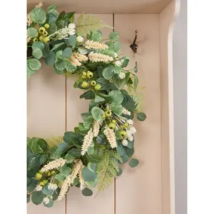 Faux Eucalyptus 80cm Wreath