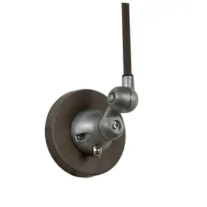 Lucide Honore Industrial Adjustable Arm Wall Light - 1xE14 - Rust Brown