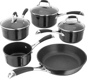 Stellar Forge 8 - Piece Non-Stick Aluminium Cookware Set Stellar