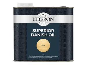 Liberon Superior Danish Oil 2.5 Litre - Premium Wood Finish and Protection