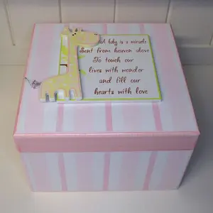 Winbush Handmade Wooden Memory Box