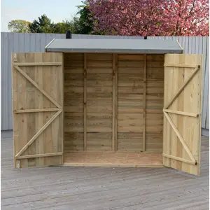 Garden Value 6 ft. W x 3 ft. D Storage Shed