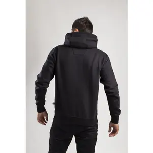 Caterpillar Trademark Hooded Pullover Work Jumper Black - XXXL