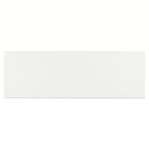 Plain White Matt Ceramic Wall Tile Sample