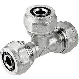 Invena 16x16x16mm PEX Compression Fittings Tee