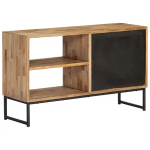 Berkfield TV Cabinet Reclaimed Teak Wood 90x30x55 cm