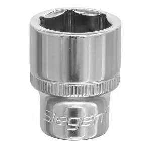 Sealey WallDrive Socket Tool 17mm 3/8" Square Drive Chrome Vanadium Steel S0584