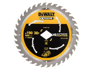 DeWalt Extreme Runtime 190mm FlexVolt Circular Saw Blade with Diamond Technology