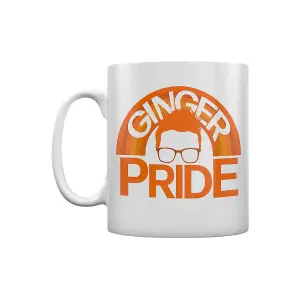 Grindstore Ginger Pride Mug White/Orange (One Size)