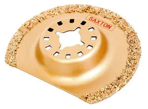 Saxton SH63CD02 Oscillating Multitool Blades 63mm Carbide Blades Pack of 2