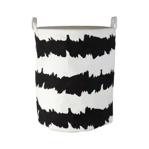 Maison by Premier Black And White Fabric Basket