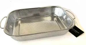 Fine Mesh Rectangular Serving Fry Basket - 6.5 cm