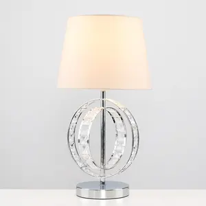 Babb Metal Table Lamp Beige / No