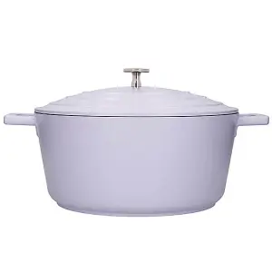 MasterClass Cast Aluminium 28cm Casserole Dish, Lavender