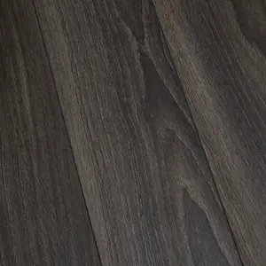 GoodHome Horsham Grey Wood planks Dark wood effect Laminate Flooring, 2.058m²