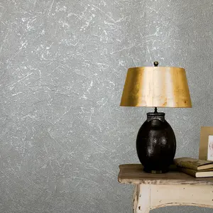 Galerie Perfecto 2 Light Grey Scratched Texture Textured Wallpaper