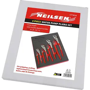 Water Plier Set - 4 Pcs (Neilsen CT1614)