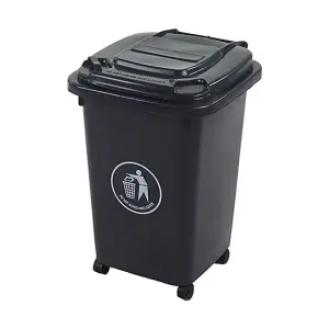 TUFF 50 Litre Wheeled Bin - Dark Grey