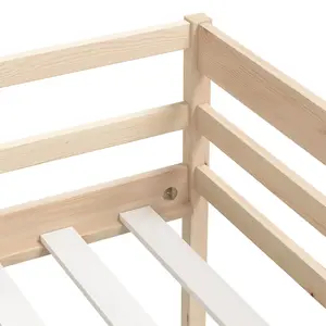 Berkfield Bed Frame Solid Pinewood 90x200 cm