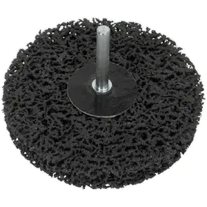 Polycarbide Spindle Wheel for Paint and Rust Removal - 100mm x 13mm with 6mm Spindle