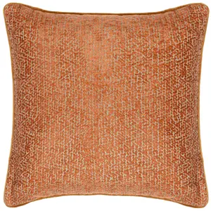 Anikha Square Throw Cushion Covers Orange / Pillow Cover Only - No Insert