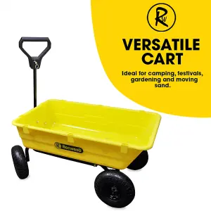 RocwooD Dump Truck Cart 250KG Festival Garden Outdoor