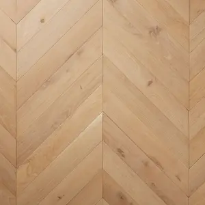 GoodHome Eslov Natural Matt Oak Solid wood Flooring Sample