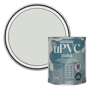 Rust-Oleum Winter Grey Satin UPVC Paint 750ml