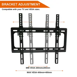 SunDaze Premium TV Wall Bracket Mount with Tilting Action for 26"-65" 3D LED LCD Screens