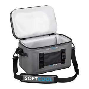 Softcool 15L Cool Bag - Grey, Portable