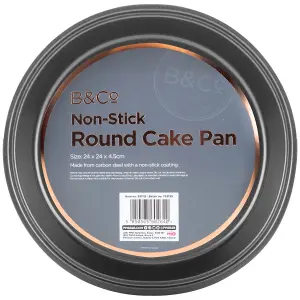 Round Cake Baking Pan Non Stick Oven B&Co