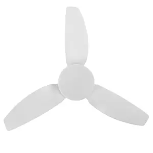 Ayverie 114cm Ceiling Fan with Light Kit White