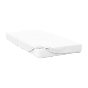 Belledorm Cotton Sateen 1000 Thread Count Extra Deep Fitted Sheet White (Emperor)