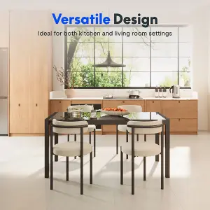 FlexiSpot Extendable Dining Table Black