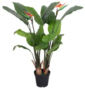 120cm (4ft) Artificial Bird of Paradise Plant (Strelitzia) - Extra Large