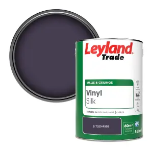 Leyland Trade Vinyl Silk Walls & Ceilings Emulsion Paint (S 7020-R50B) - 5L