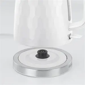 Russell Hobbs Honeycomb Kettle White, Plastic